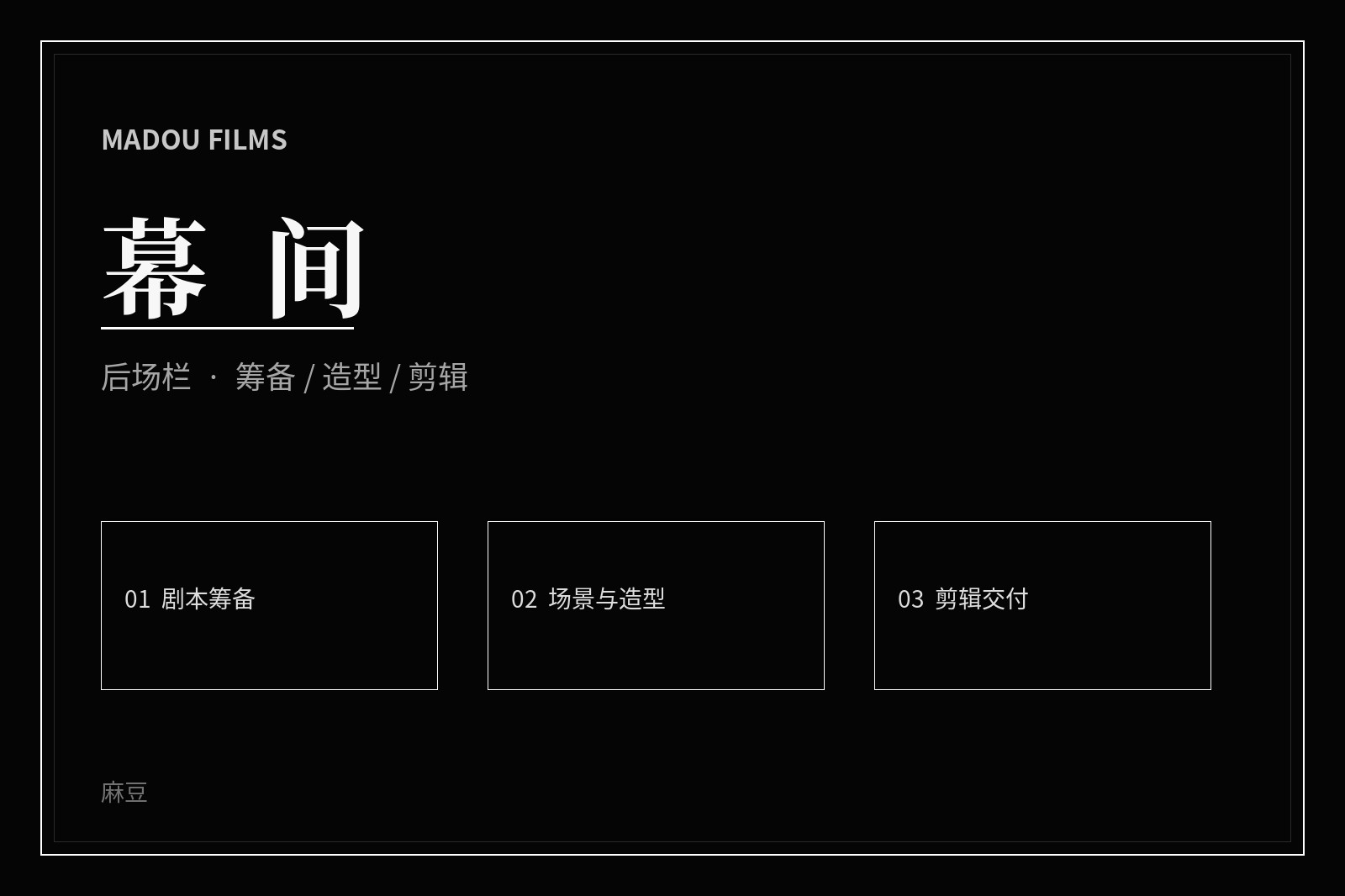 幕后创作与制作环节导览图