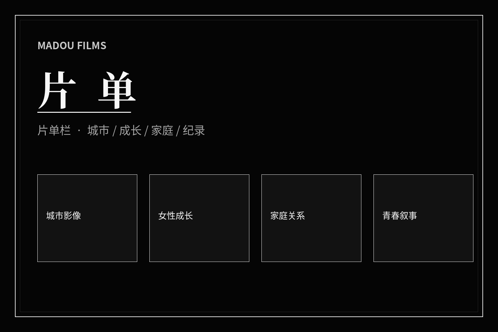 主题片单影像导览图